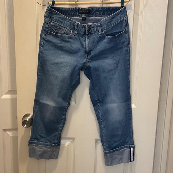 Banana Republic Denim - Banana Republic Light Blue Cropped Jeans